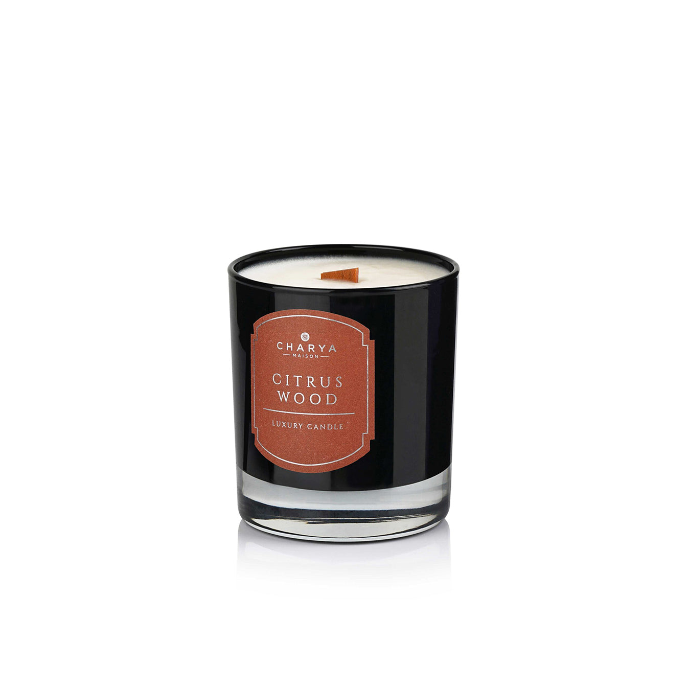 Charya Maison Citrus Wood Doğal ve Vegan Mum 240 g