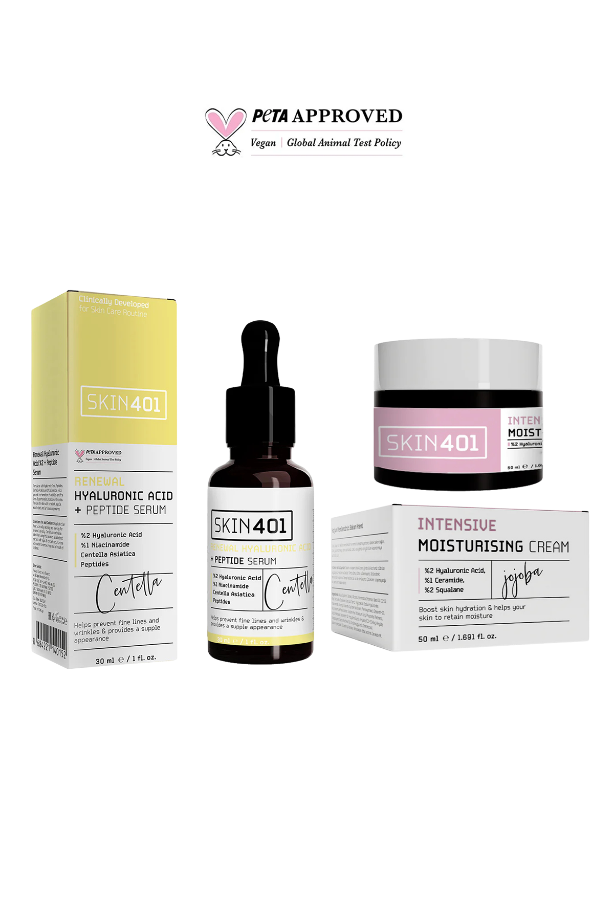 Skin401 Yoğun Nemlendirici Bakım Seti | mialoom