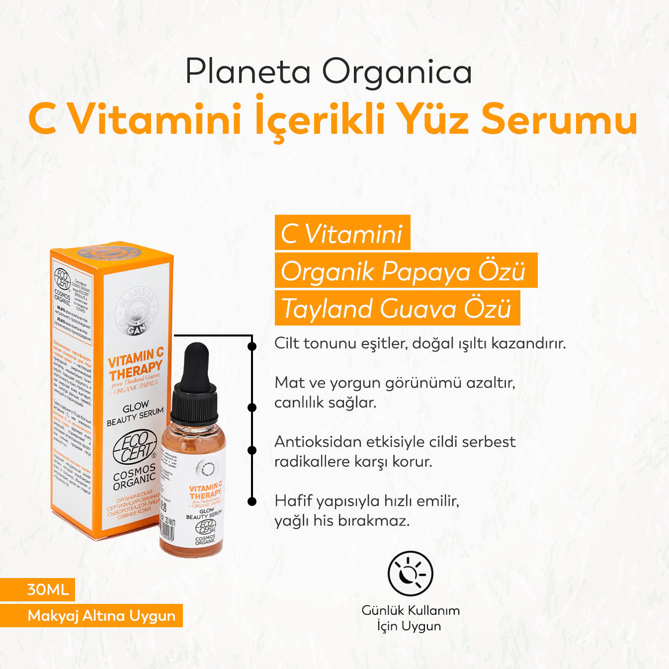 C Vitamini Içerikli Yüz Serumu (30 ml)
