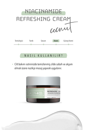 Skin401 Niacinamide Canlandırıcı ve Aydınlatıcı Krem 50ml | mialoom