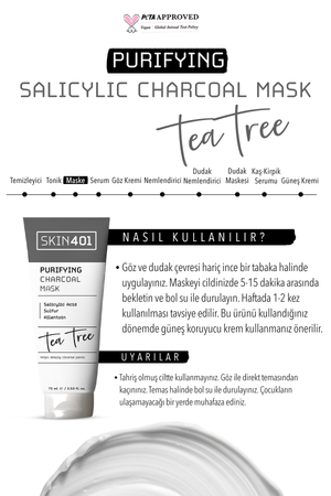 Skin401 Arındırıcı Sülfür & Kömür Maskesi 75ml | mialoom