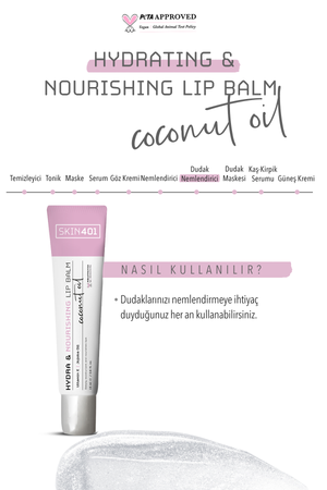 Skin401 Nemlendirici ve Besleyici Dudak Balmı 15ml | mialoom