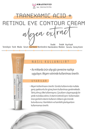 Skin401 Göz Çevresi Retinol Bakım Kremi 20ml | mialoom