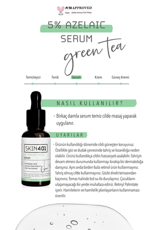 Skin401 %5 Azelaik Asit Serum 30ml | mialoom