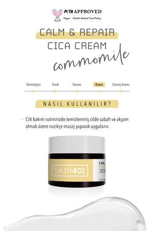Skin401 Sakinleştirici ve Bariyer Onarıcı Centella Krem 50ml | mialoom