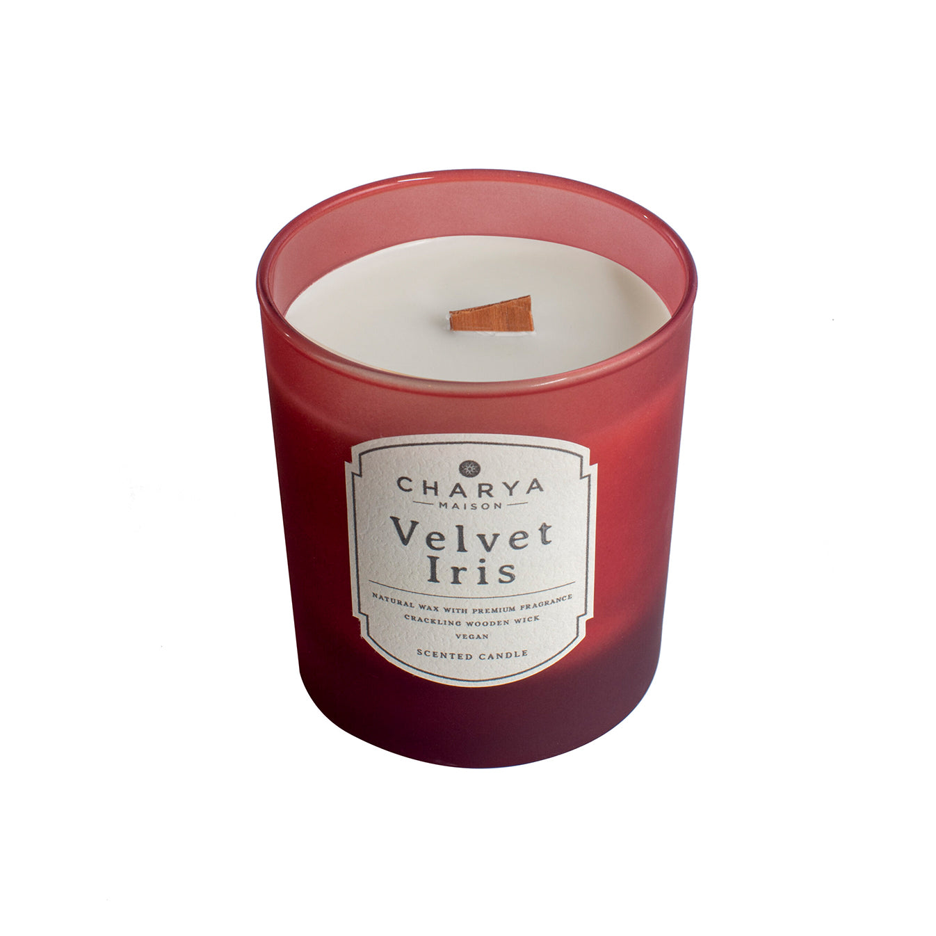Charya Maison Velvet Iris Doğal ve Vegan Mum 230 g