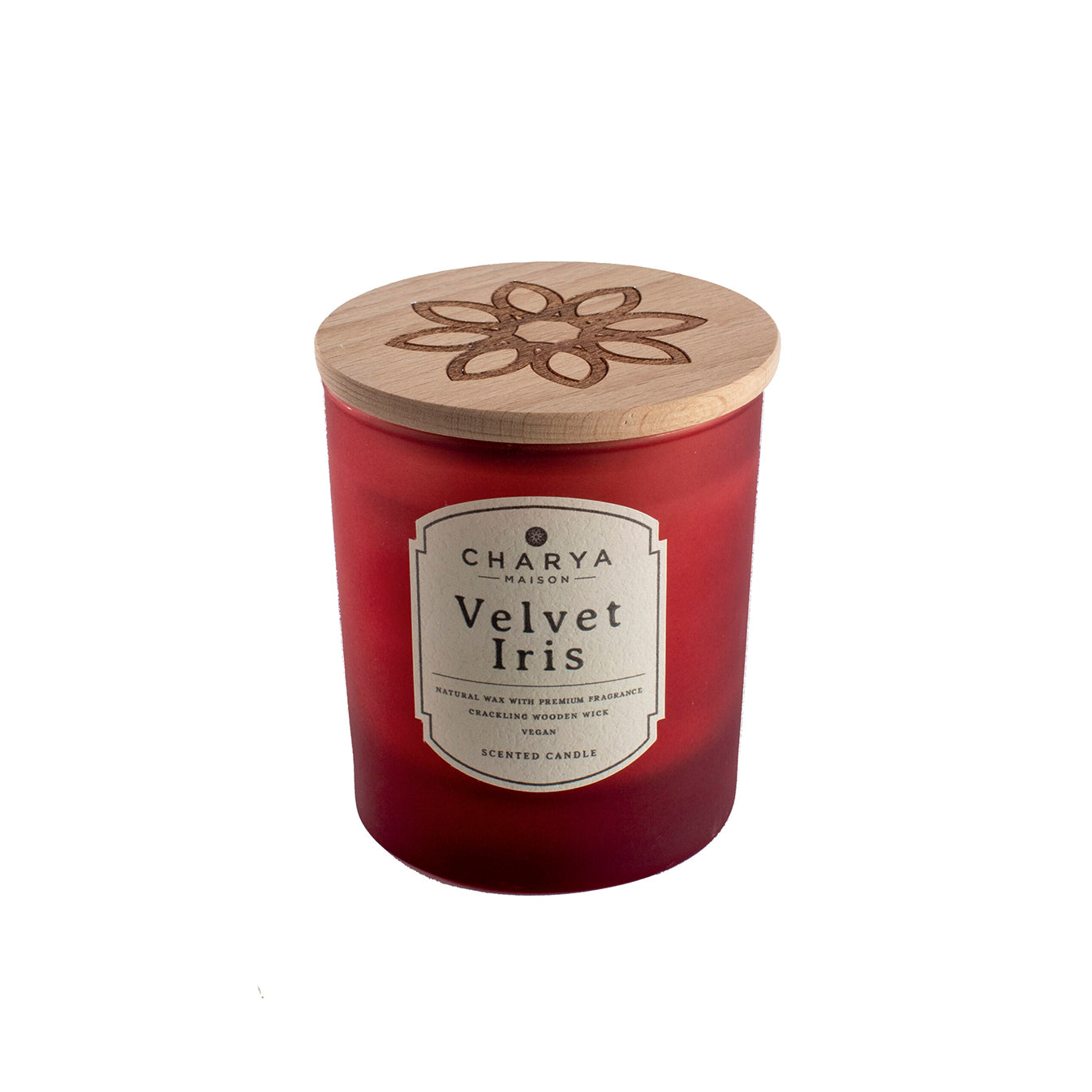 Charya Maison Velvet Iris Doğal ve Vegan Mum 230 g