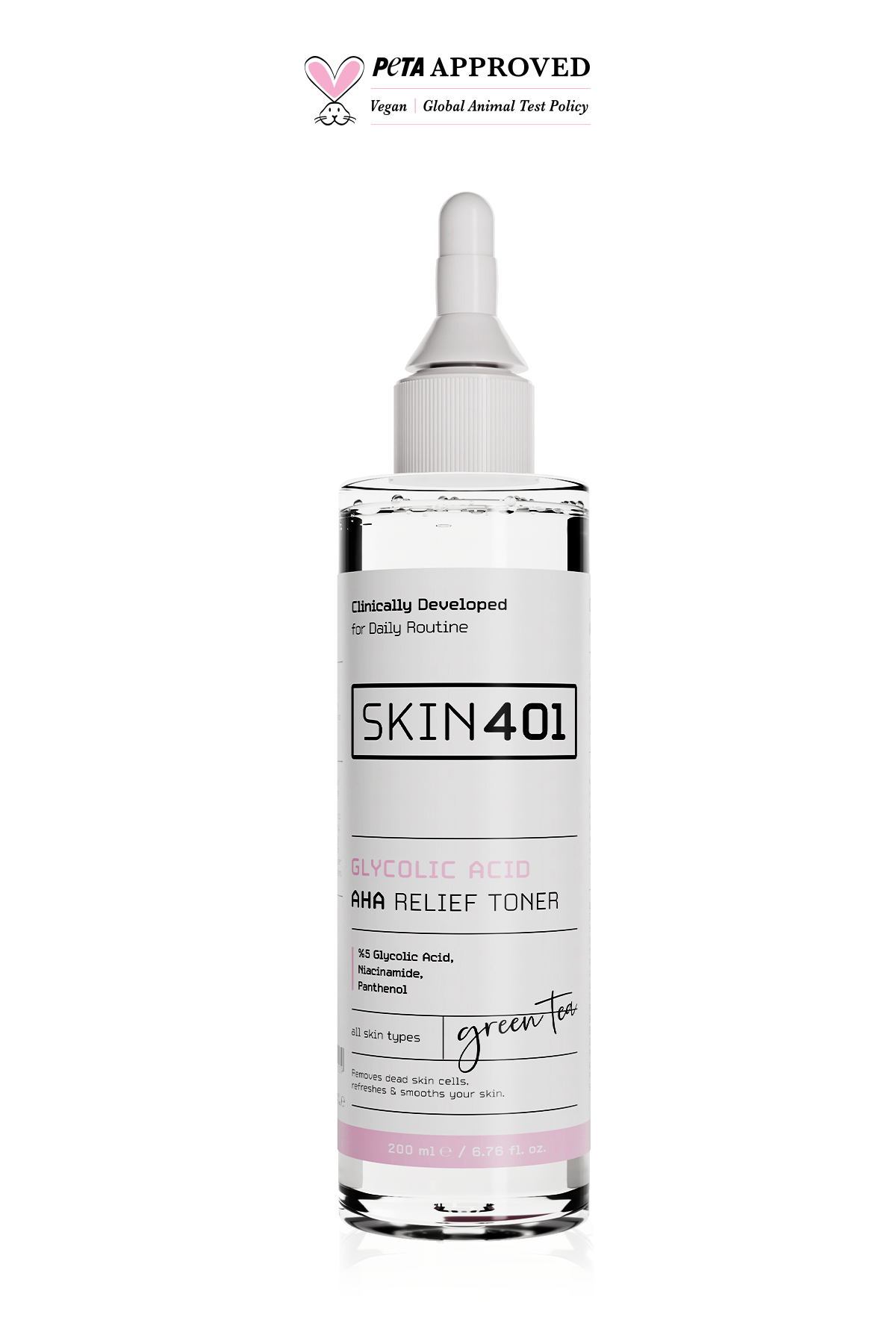 Skin401 %5 Glikolik Asit Aydınlatıcı Etkili & Leke Karşıtı Tonik Tonik 200ml