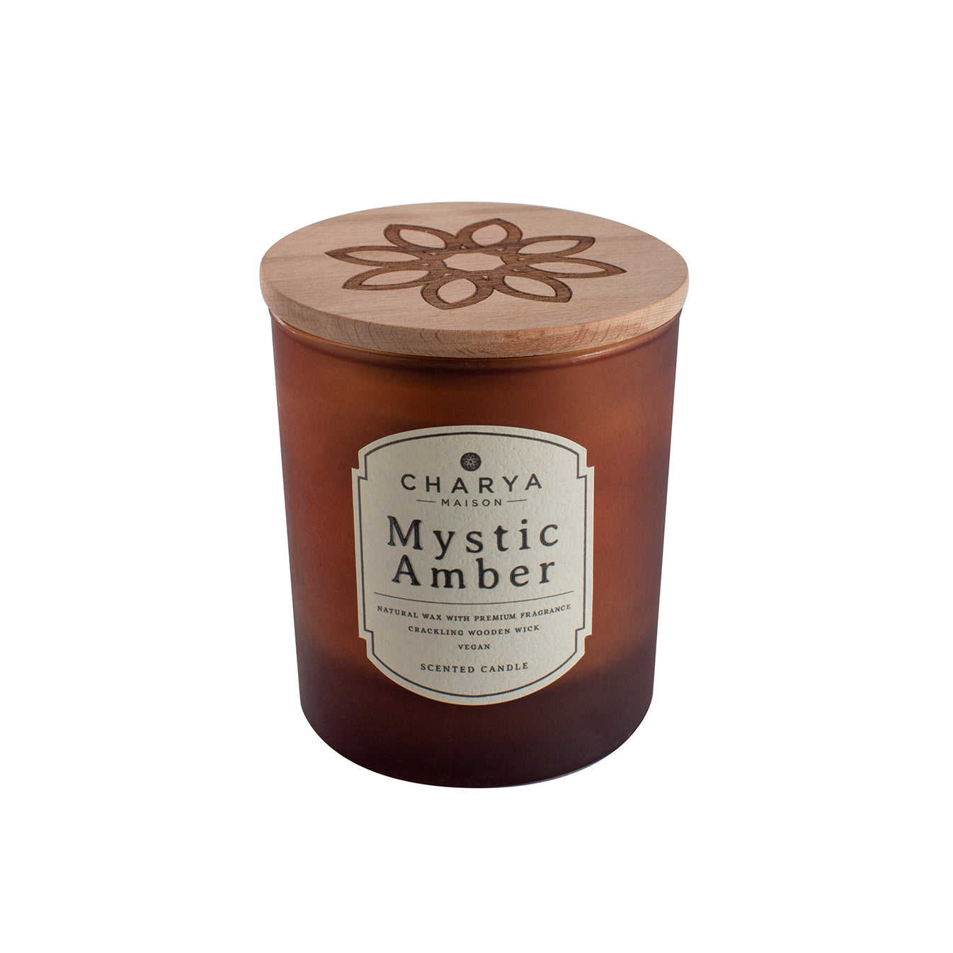 Charya Maison Mystic Amber Doğal ve Vegan Mum 230 g