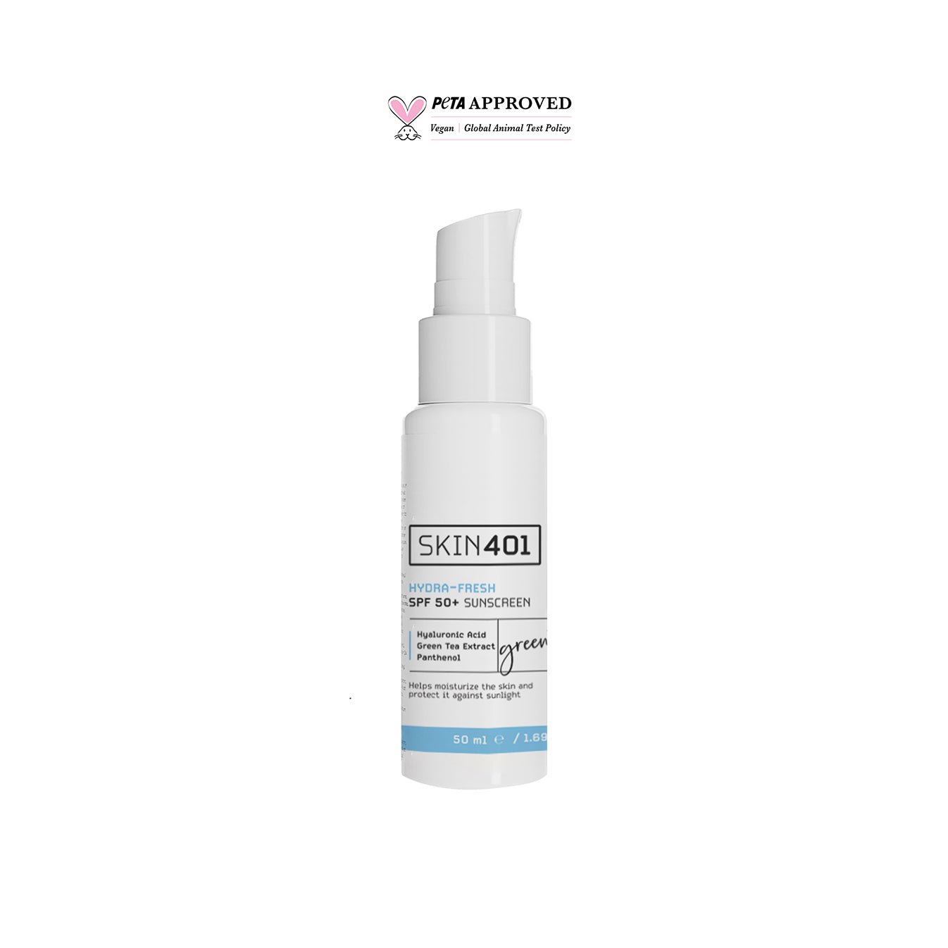 Skin401 SPF 50+ Nemlendirici & Tazeleyici Güneş Kremi 50ml
