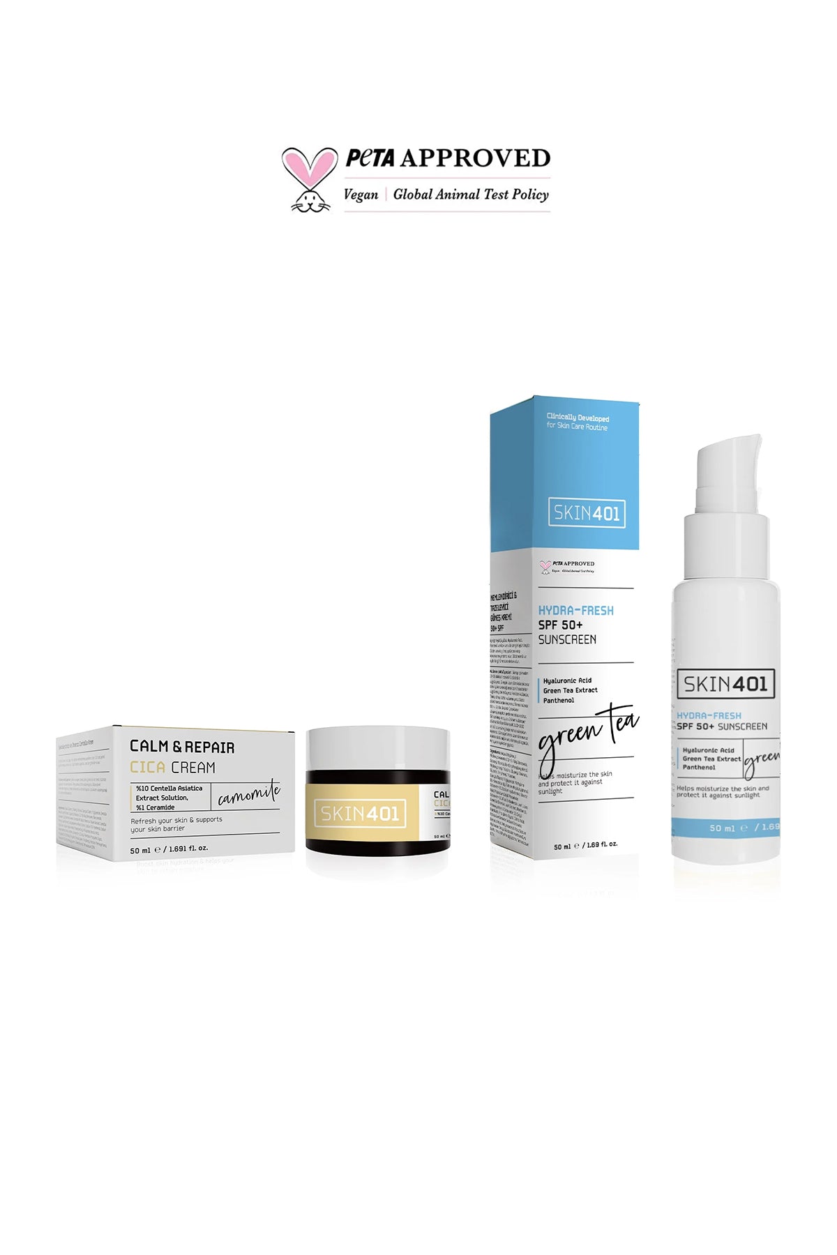 Skin401 Kuru ve Hassas Ciltler İçin Bakım Seti | mialoom